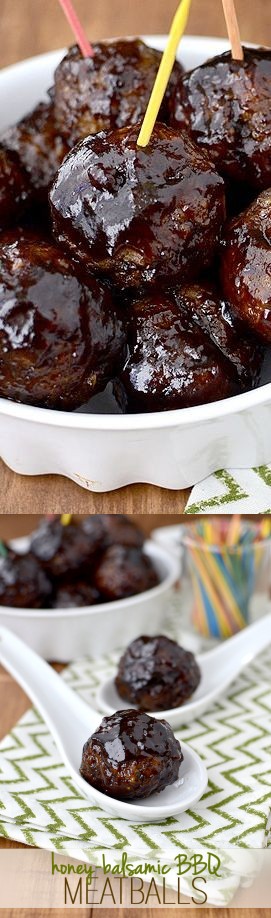 Honey-Balsamic BBQ Meatballs