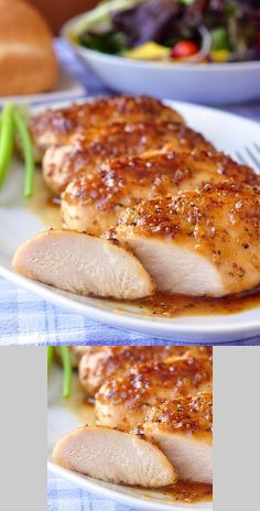 Honey Dijon Garlic Chicken Breasts