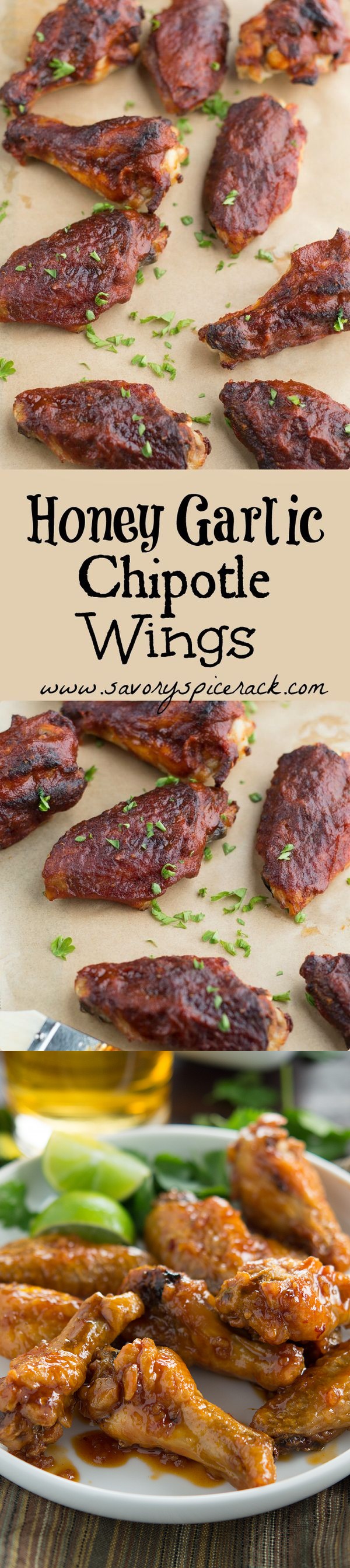 Honey Garlic Chipotle Wings