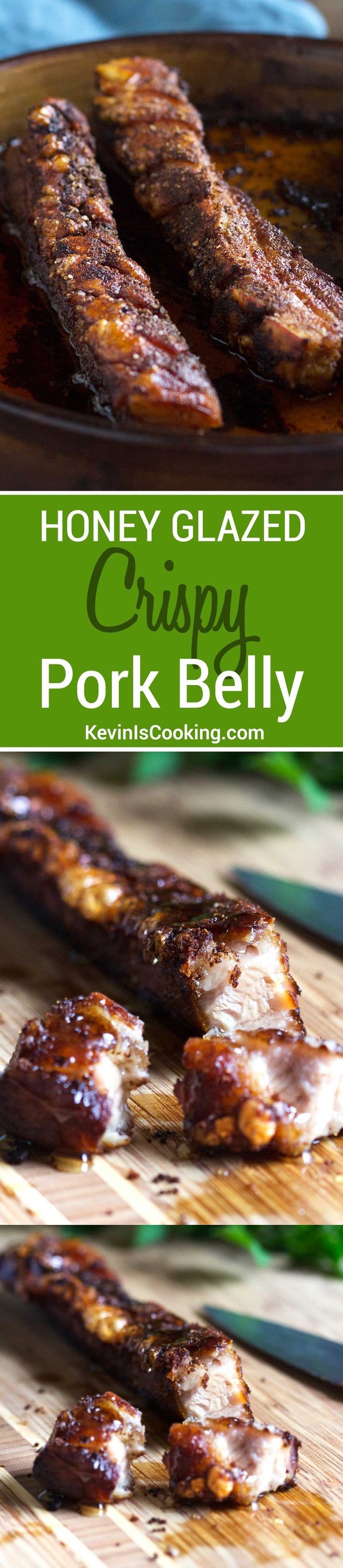 Honey Glazed Crispy Pork Belly