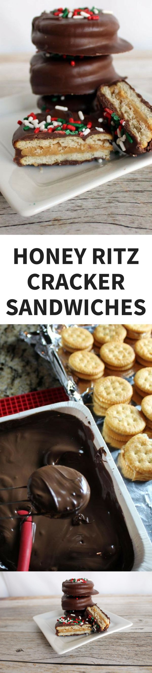 Honey Ritz Cracker Sandwiches