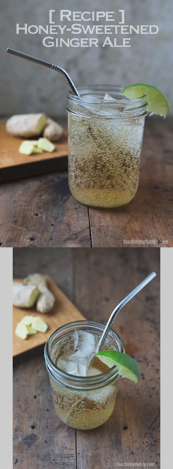 Honey-Sweetened Ginger Ale