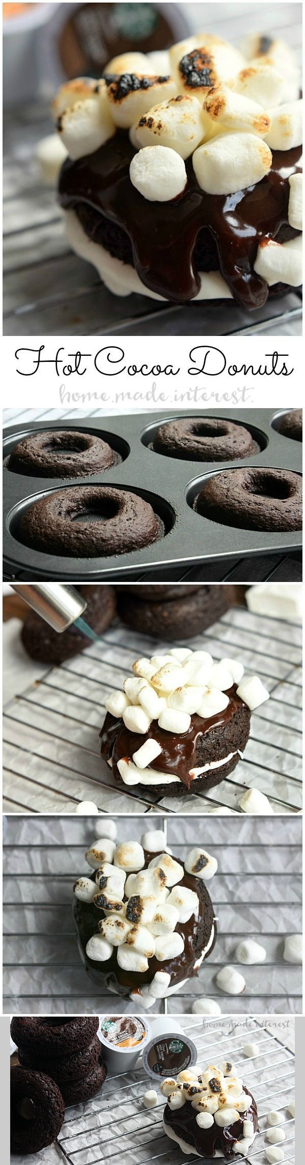 Hot Cocoa Baked Donuts