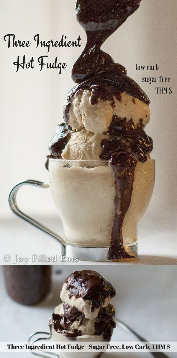 Hot Fudge – 3 Ingredients, Low Carb, Sugar Free