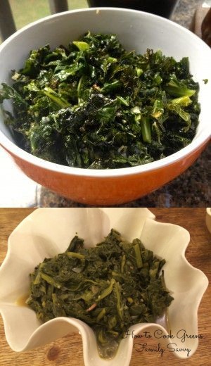 How To Cook Greens (Collard or Turnip