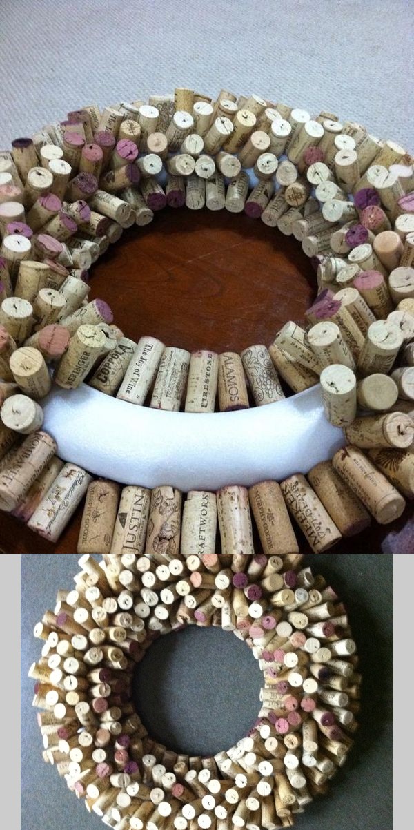 How to Make a Wine Cork Wreath