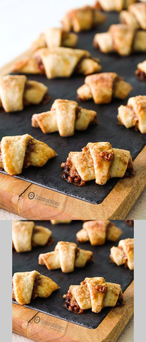 How to make an Easy Rugelach with Jam Walnut Filling