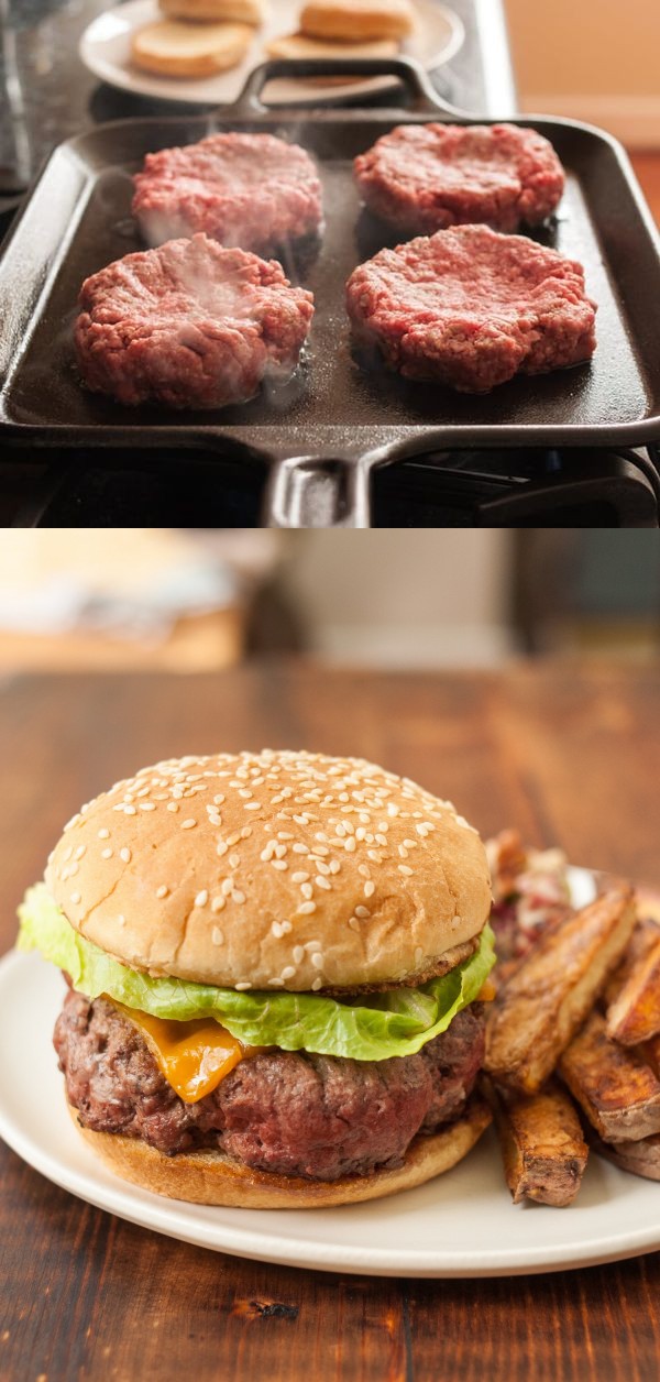 How To Make Burgers on the Stovetop