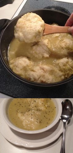 How to Make Chicken and Dumplings (The Bisquick Way