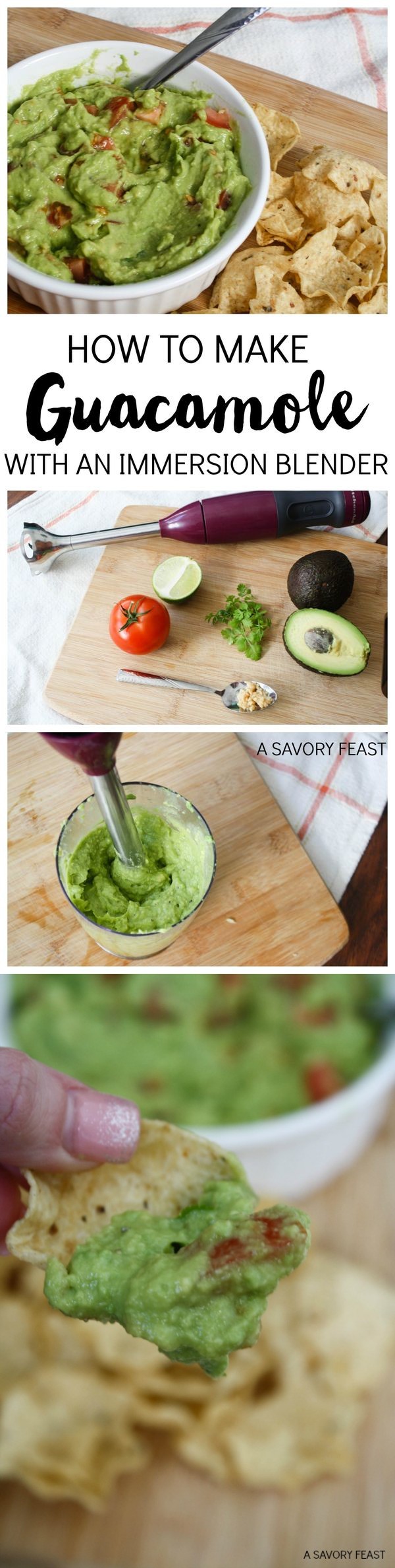 How to Make Guacamole with an Immersion Blender