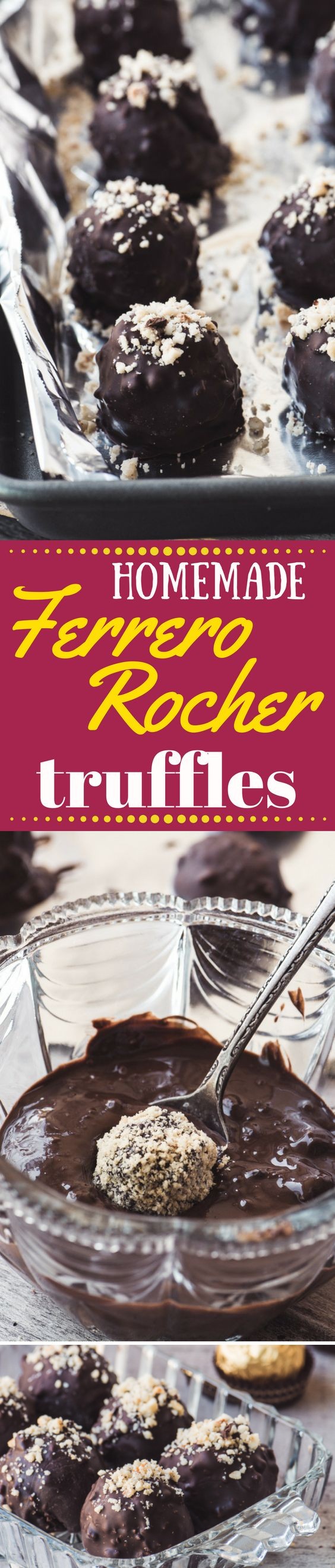 How to Make Homemade Ferrero Rocher Truffles