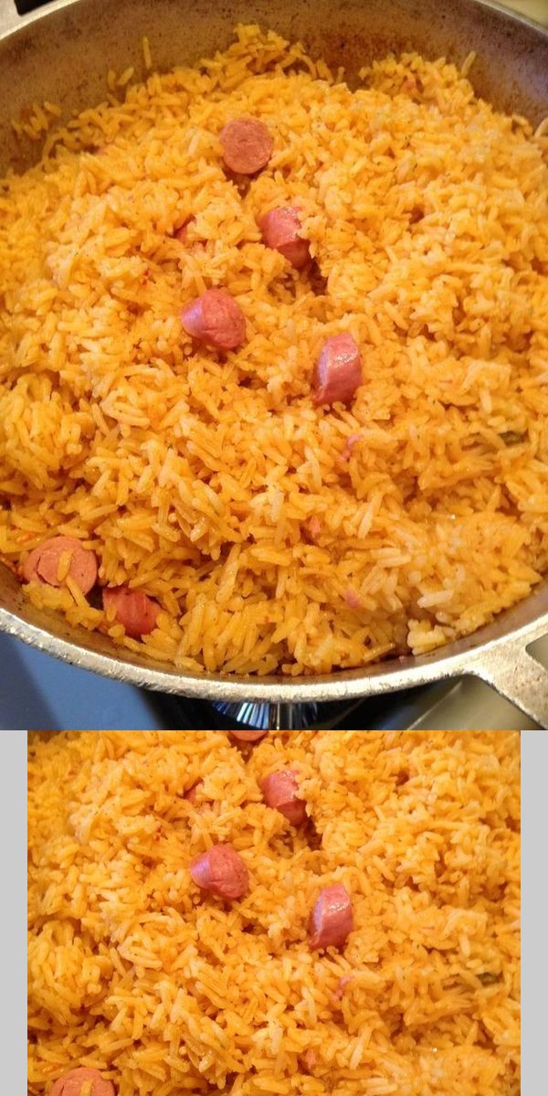 How to Make Rice W/ Vienna Sausage (Arroz Con Salchichas