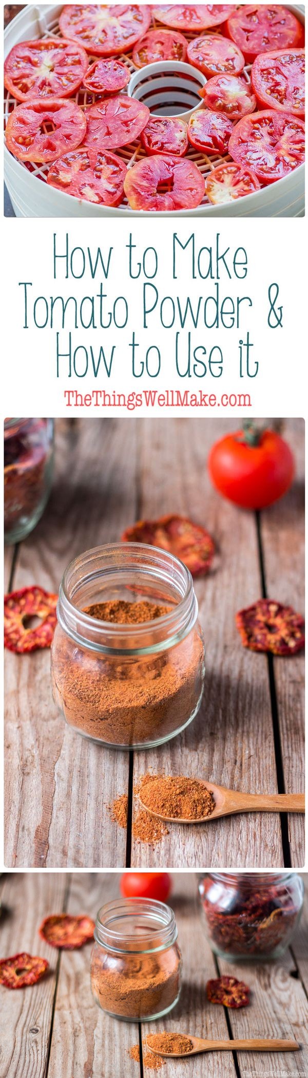 How to Make Tomato Powder & Dehydrated Tomatoes