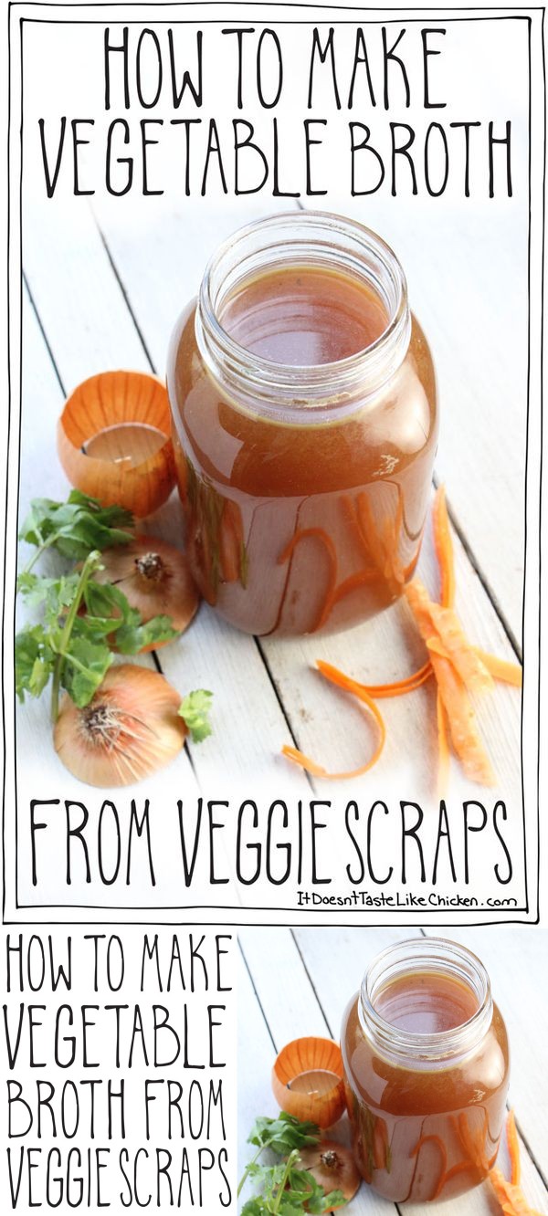 How to Make Vegetable Broth from Veggie Scraps