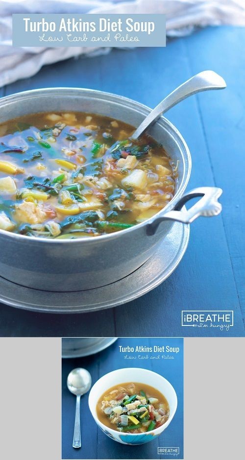 IBIH Turbo Atkins Diet Soup - Low Carb & Paleo