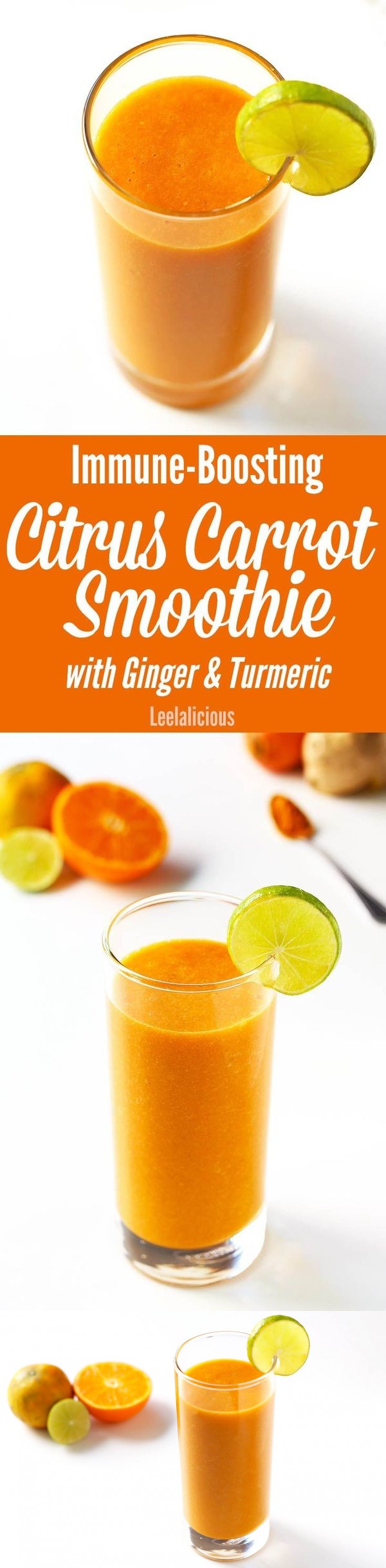 Immune Boosting Citrus Carrot Smoothie