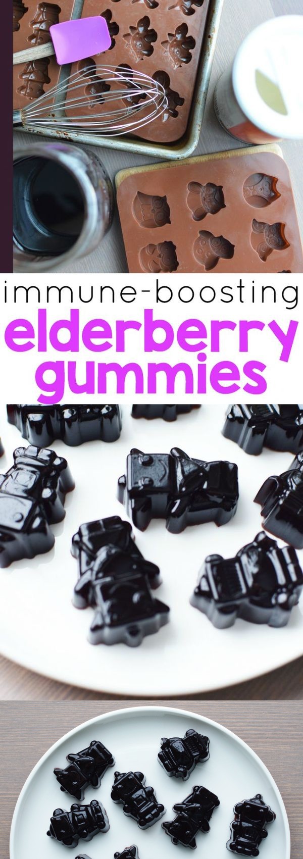 Immune-Boosting Homemade Elderberry Gummies