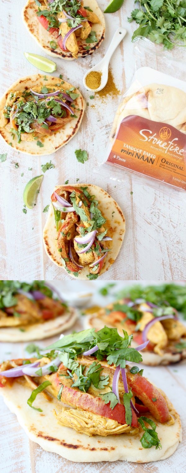 Indian Curry Chicken Tacos