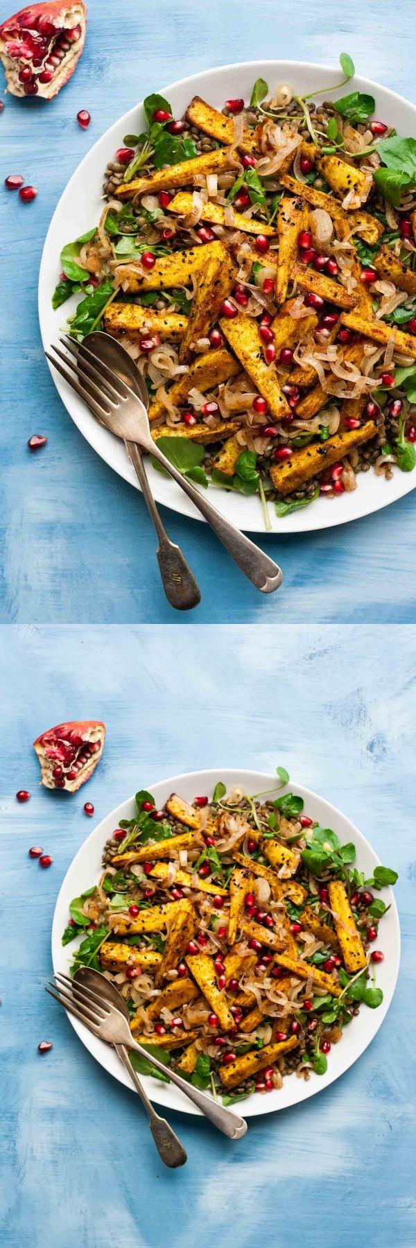 Indian-Spiced Parsnip & Lentil Salad