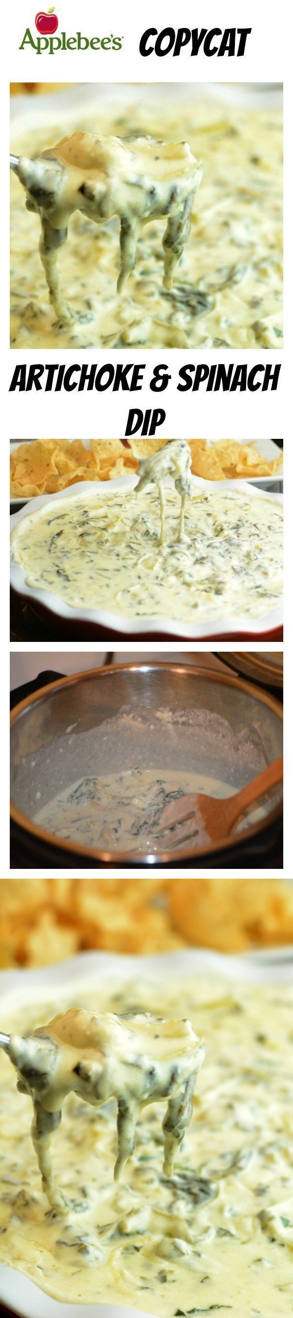 Instant Pot Artichoke and Spinach Dip Applebee's Copycat