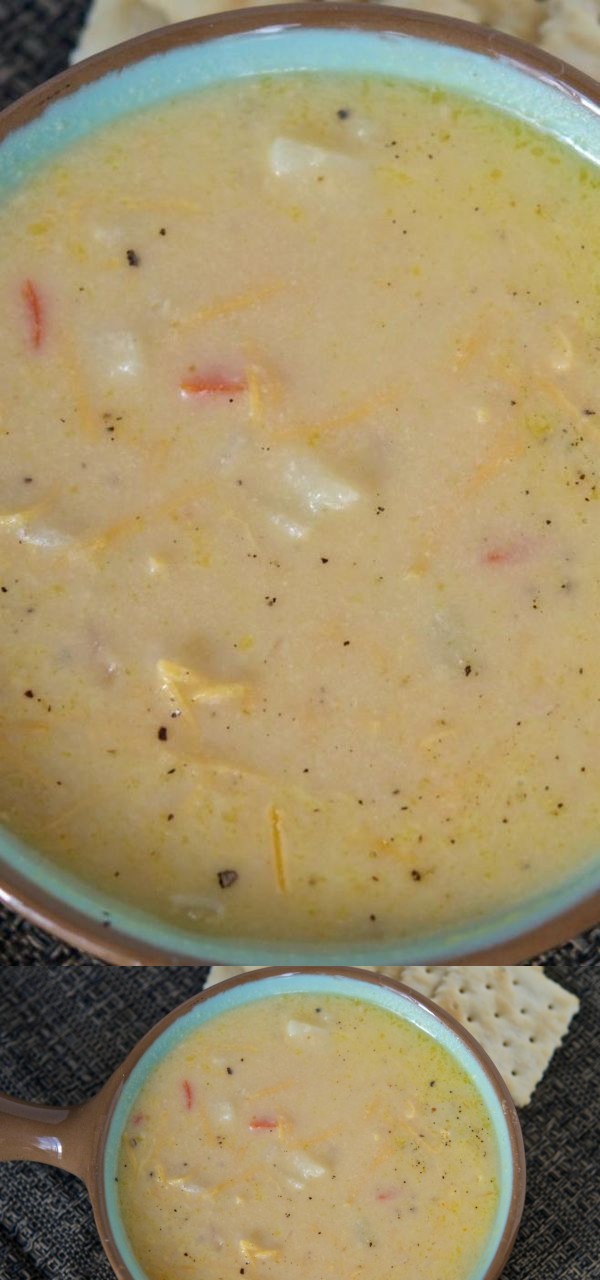 Instant Pot Cheesy Potato Soup