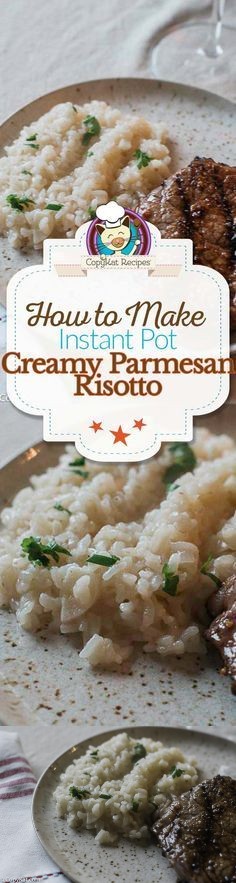 Instant Pot Parmesan Risotto