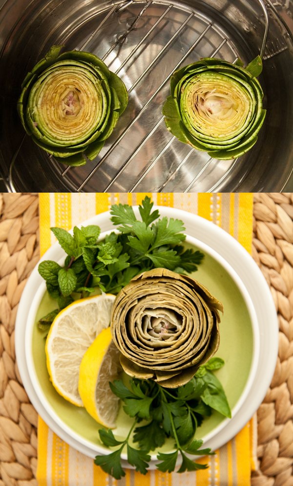 Instant Pot Pressure-Steamed Artichokes