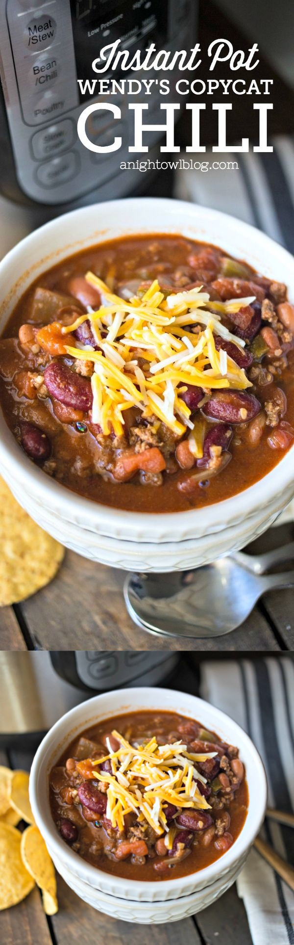 Instant Pot Wendy's Copycat Chili