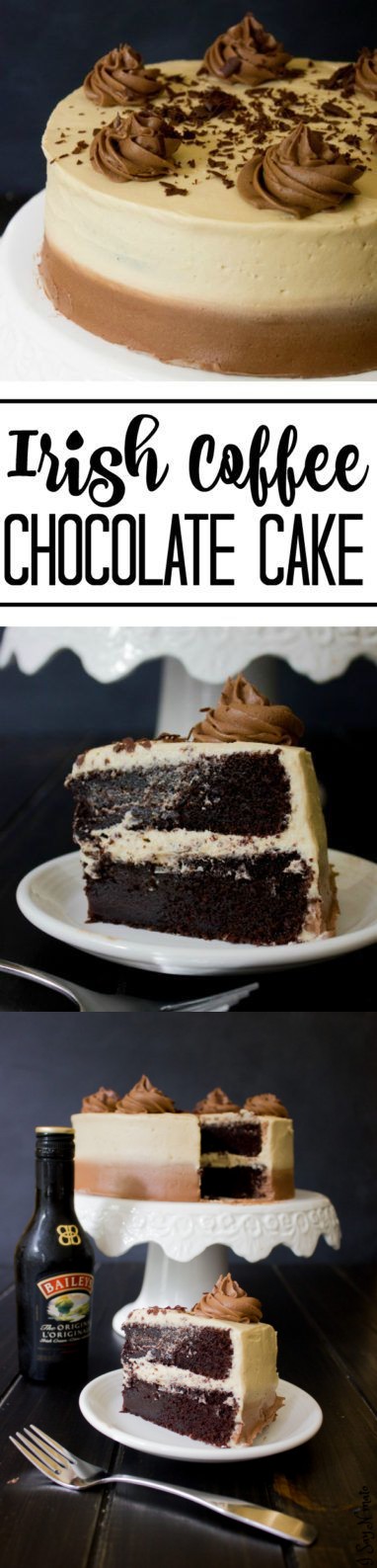 Irish Coffee Chocolate Cake