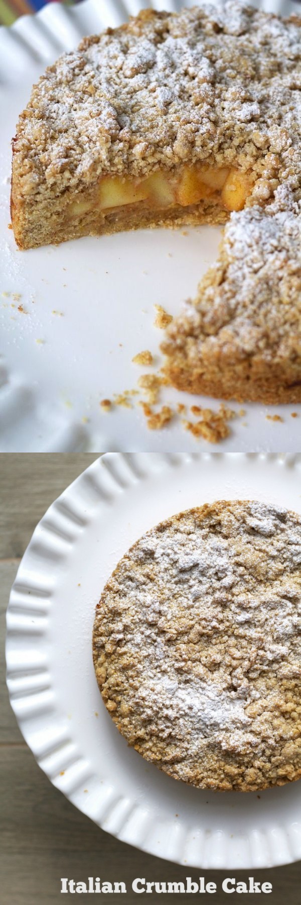 Italian Apple Crumble Cake-Torta Sbriciolata alle Mele