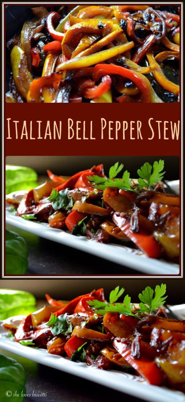 Italian Bell Pepper Stew Recipe aka Peperonata