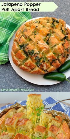 Jalapeno Popper Pull Apart Bread