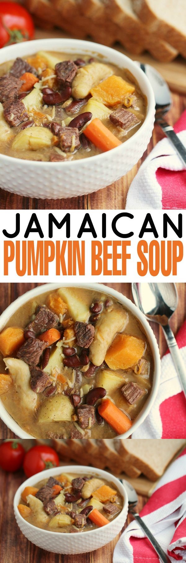 Jamaican Pumpkin Beef Soup