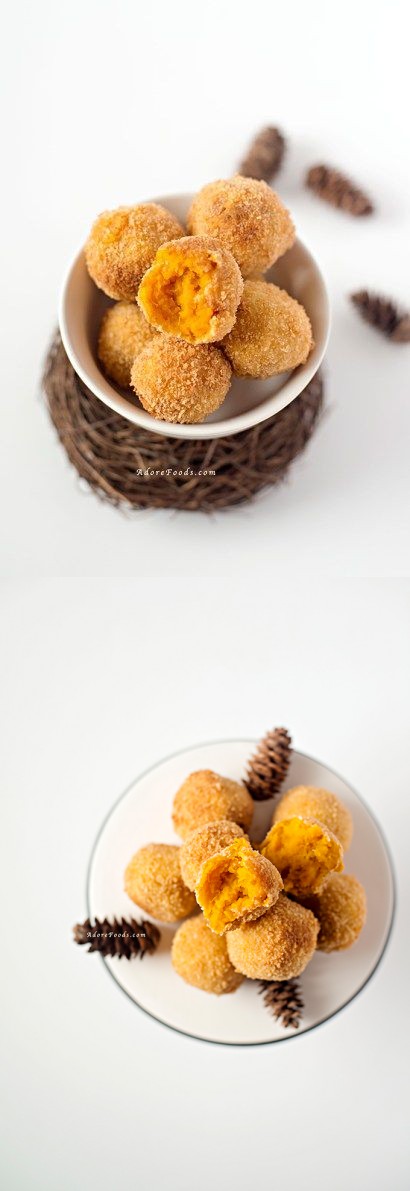 Japanese Pumpkin Croquettes (Kabocha Korokke