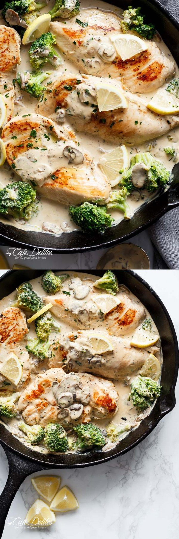 Julia Child's Creamy Chicken + Mushroom