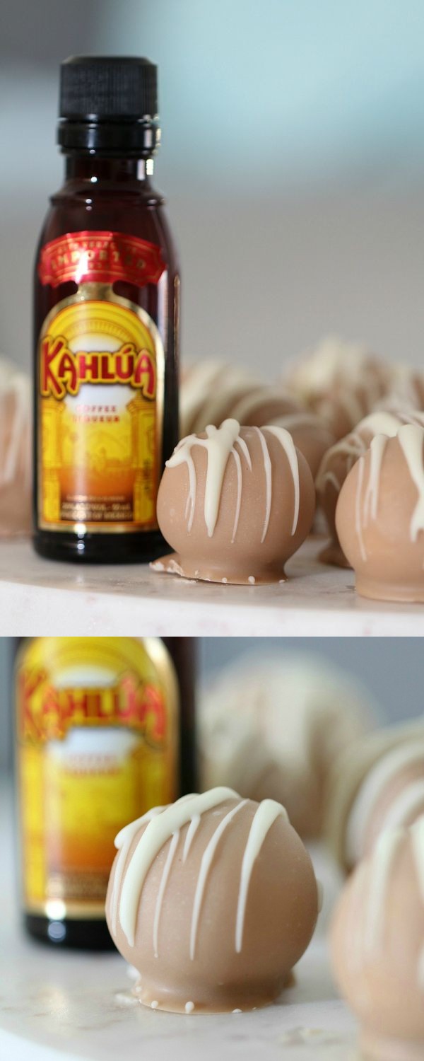 Kahlua Cheesecake Balls - Conventional Method
