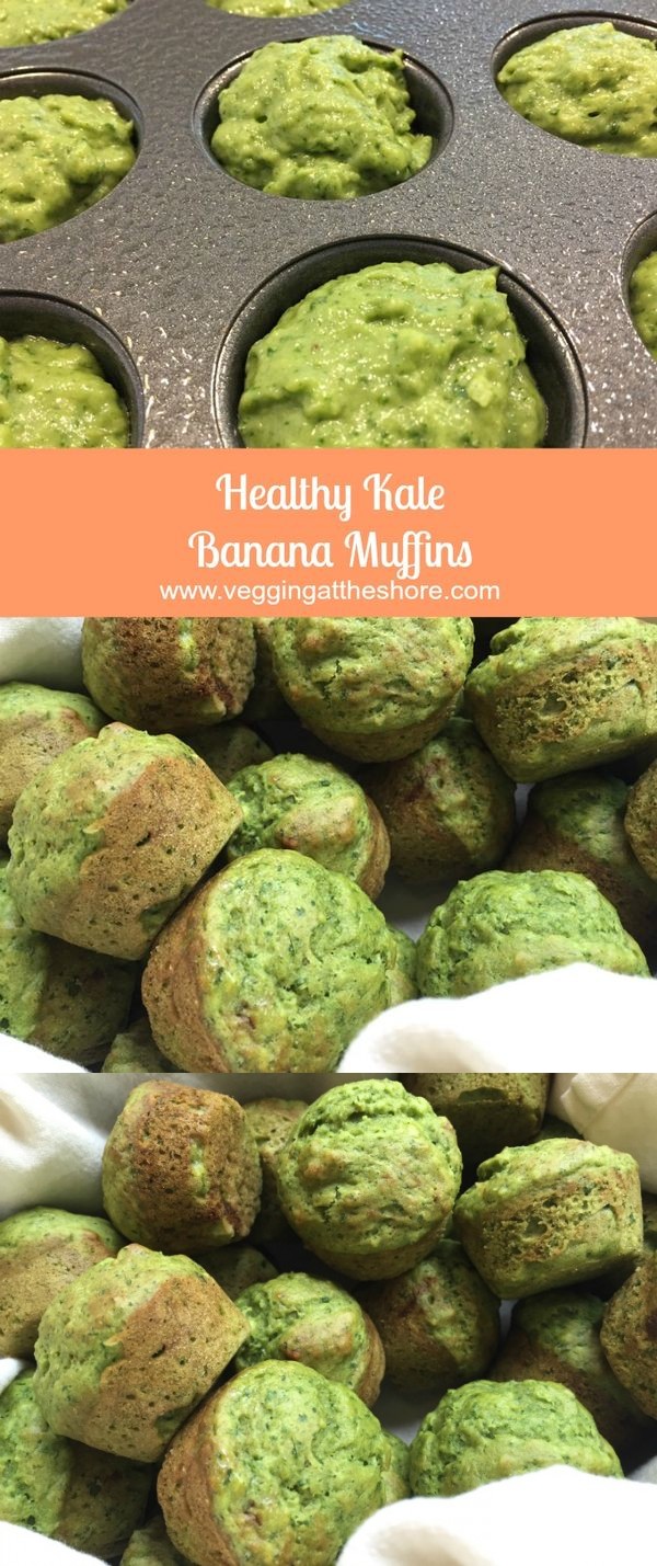 Kale Banana Muffins