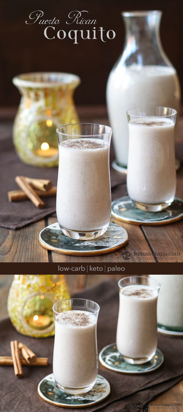 Keto Coquito (Puerto Rican Eggnog