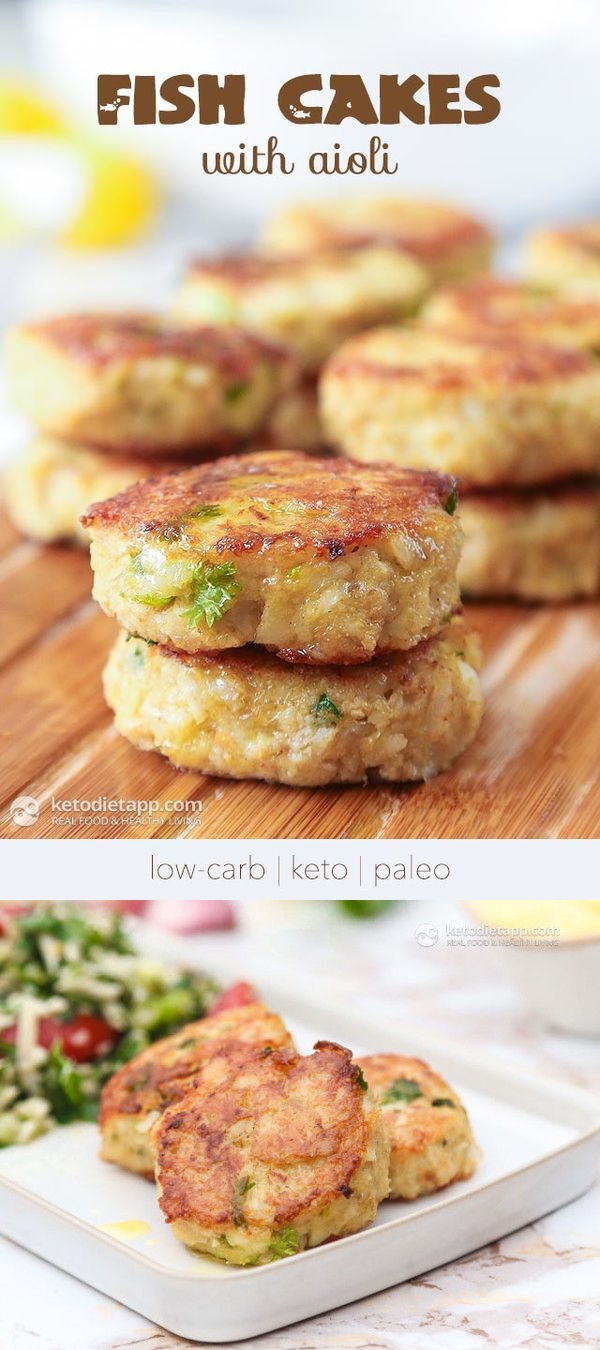 Keto Fish Cakes with Aioli