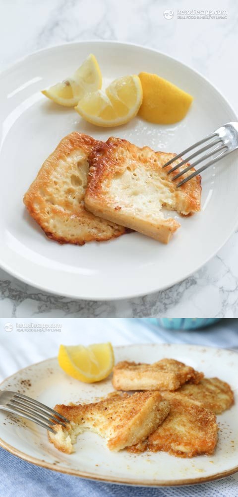 Keto Saganaki Greek Fried Cheese