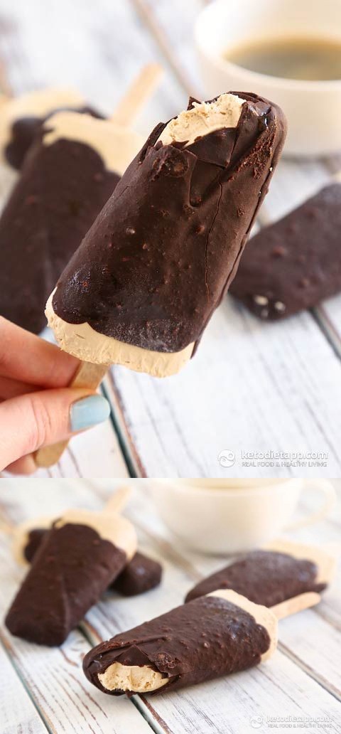 Keto Tiramisu Popsicles