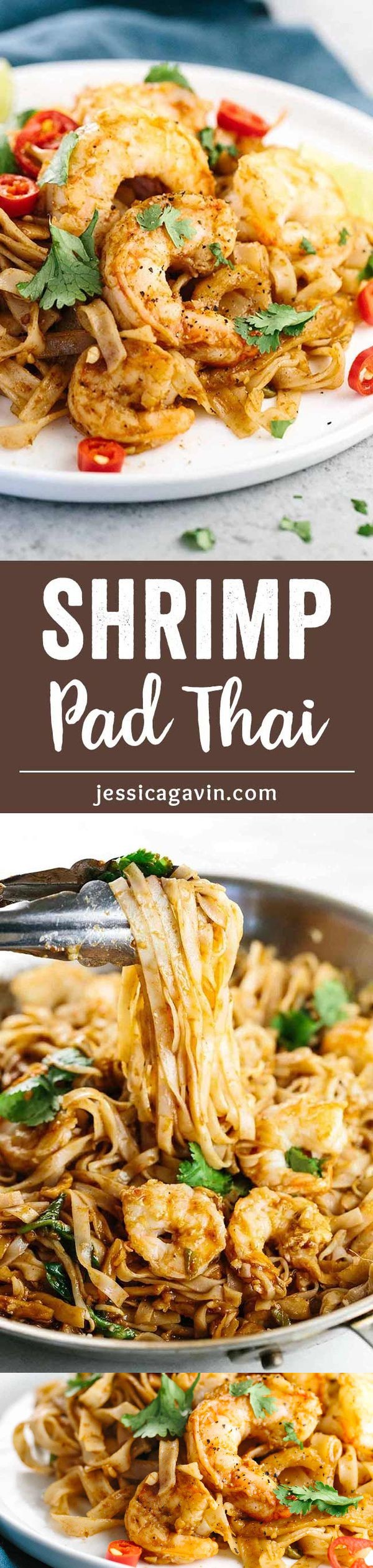 Key West Pink Shrimp Pad Thai Noodles