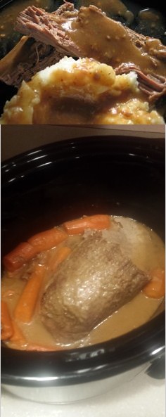 Kittencal's Slow Cooker Eye of Round Roast With Gravy