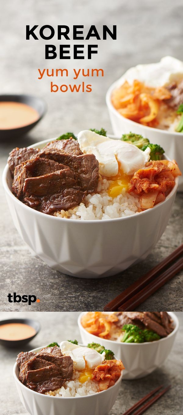 Korean Beef Yum Yum Bowls