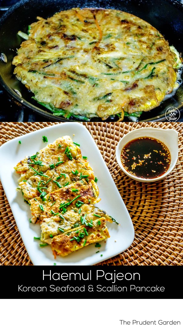 Korean Seafood and Scallion Pancake (Haemul Pajeon