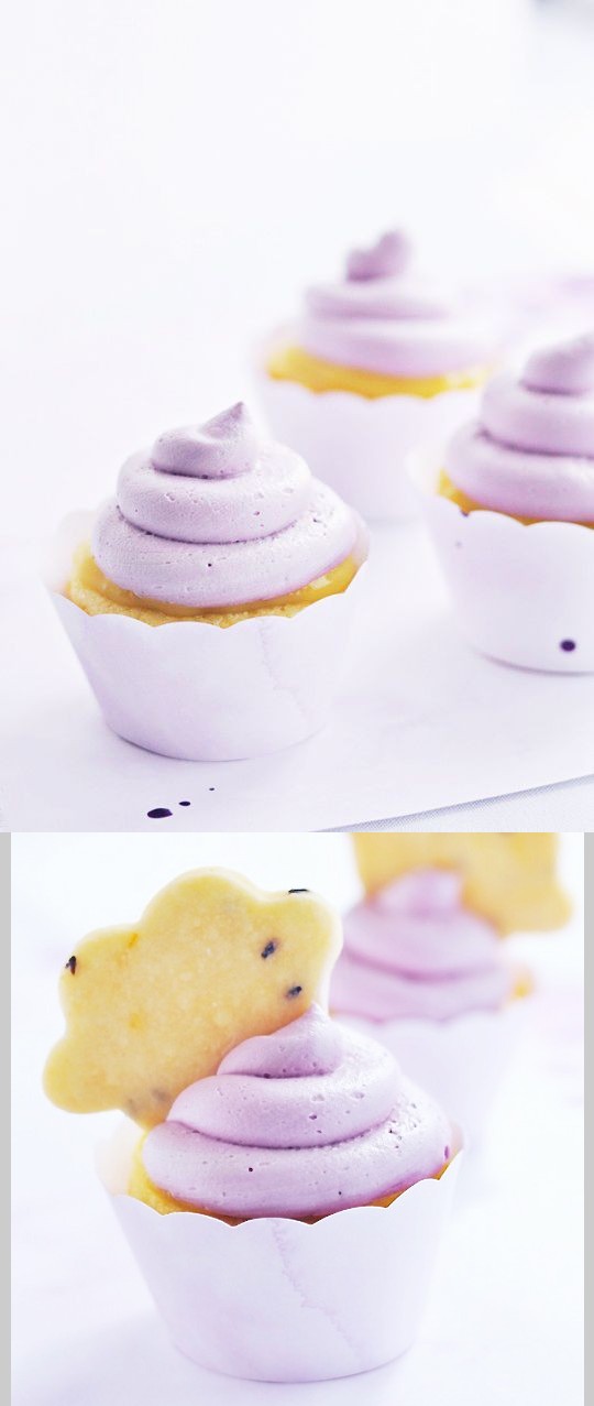 La La Lavender & Lemon Cloud Cupcakes