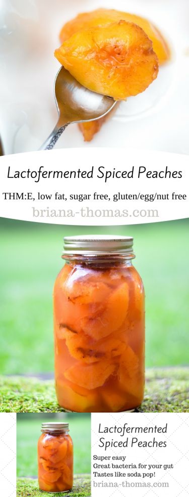 Lactofermented Spiced Peaches