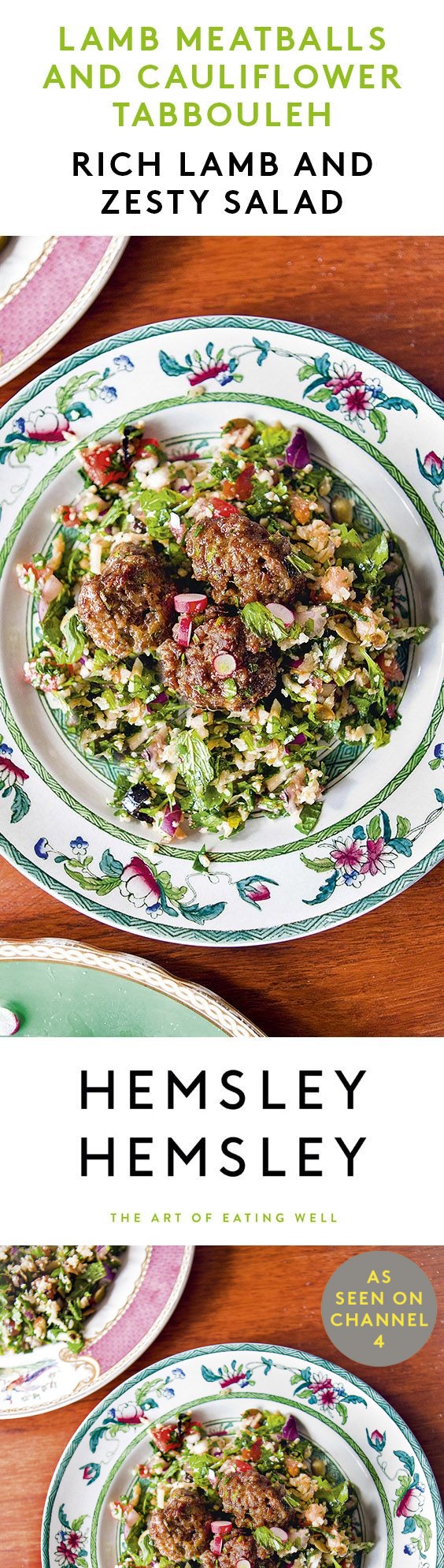 Lamb Meatballs and Cauliflower Tabbouleh