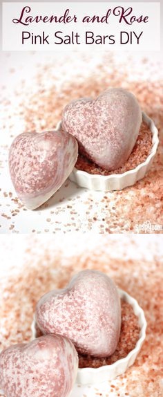 Lavender and Rose Pink Salt Bars