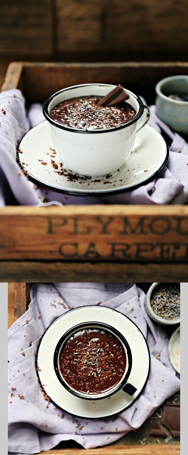 Lavender Coconut Hot Chocolate (vegan, grain free, gluten free